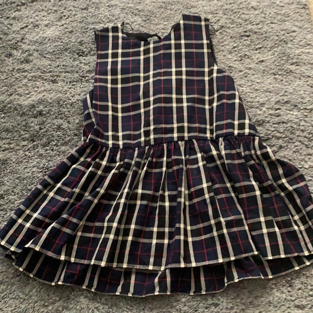 Zara Peplum sleeveless top NWT
